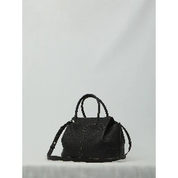 Small hammered leather shopping bag