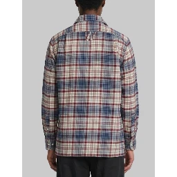 Plaid woolen shirt