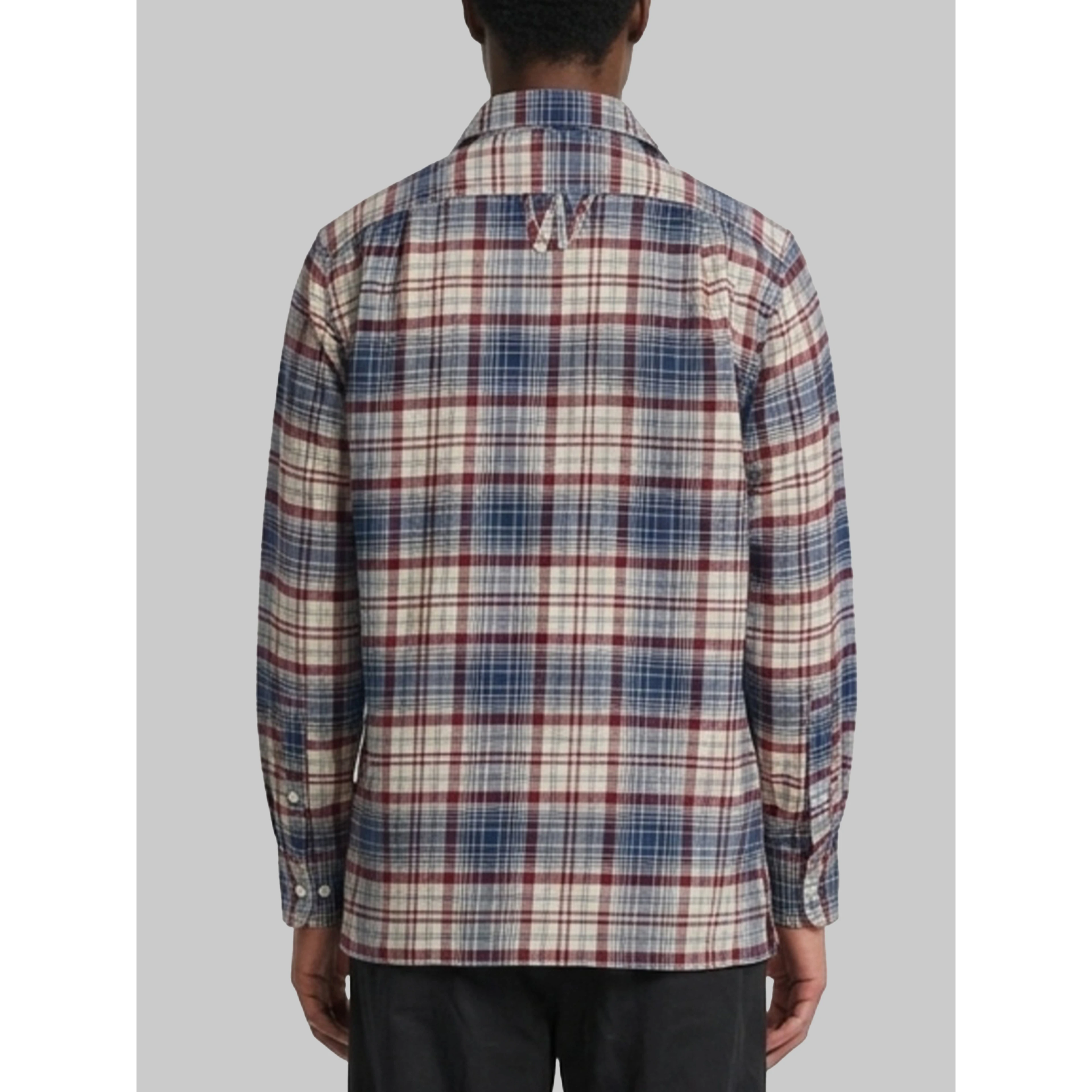 Plaid woolen shirt