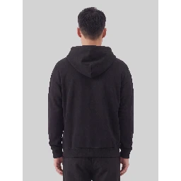 Zip-up cotton hoodie