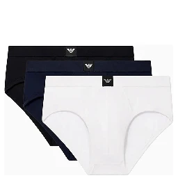 Stretch cotton 3-pack brief