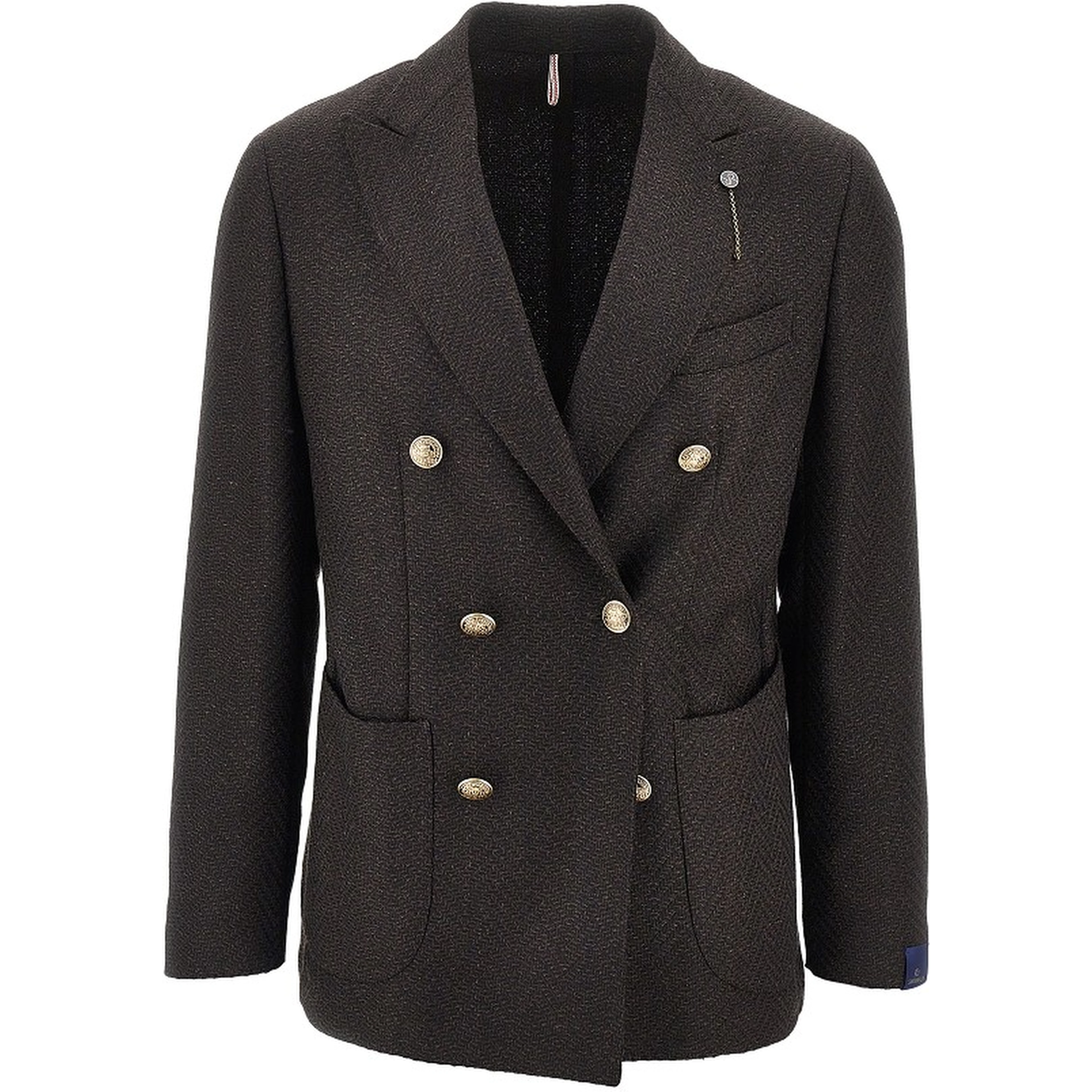 Mélange tweed tailored jacket