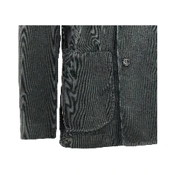 Corduroy double-breasted jacket