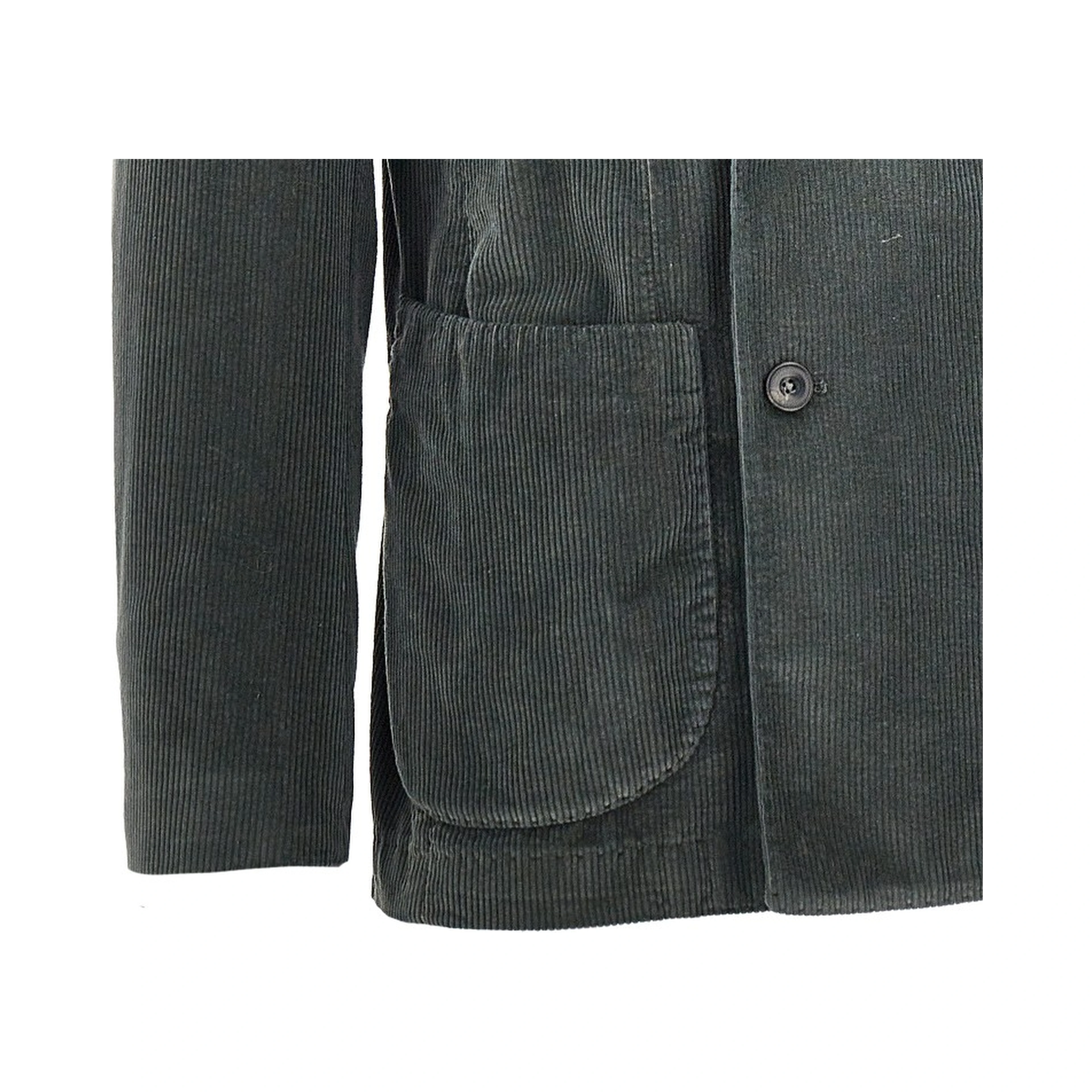 Corduroy double-breasted jacket