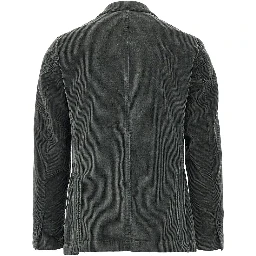 Corduroy double-breasted jacket