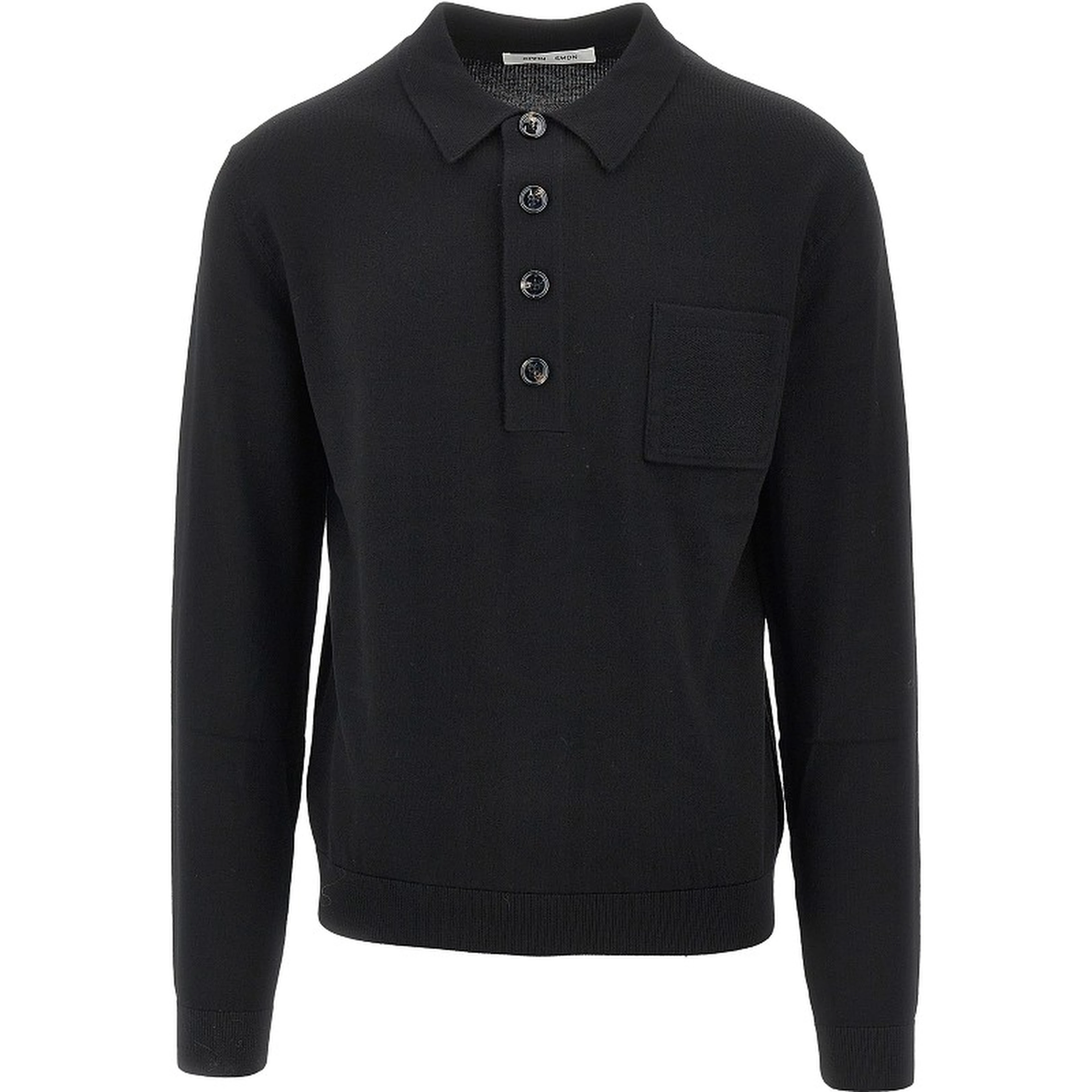'Curtis' wool polo shirt