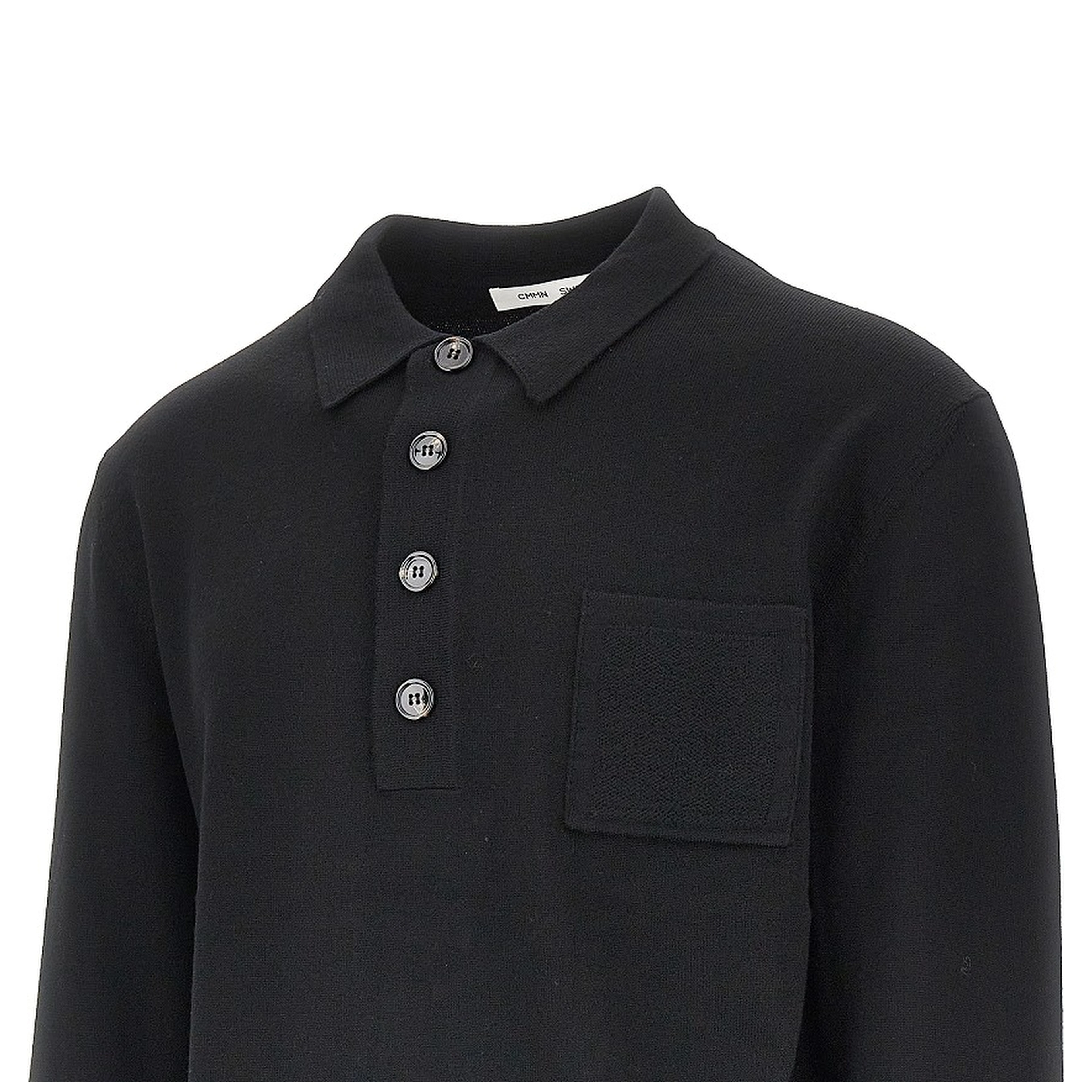 'Curtis' wool polo shirt