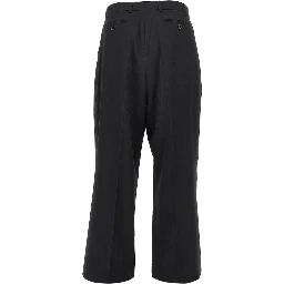 'Midas' wool twill pants