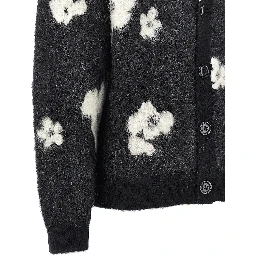 'Justus' jacquard knit cardigan