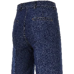 Wool denim 'Jackson' pants