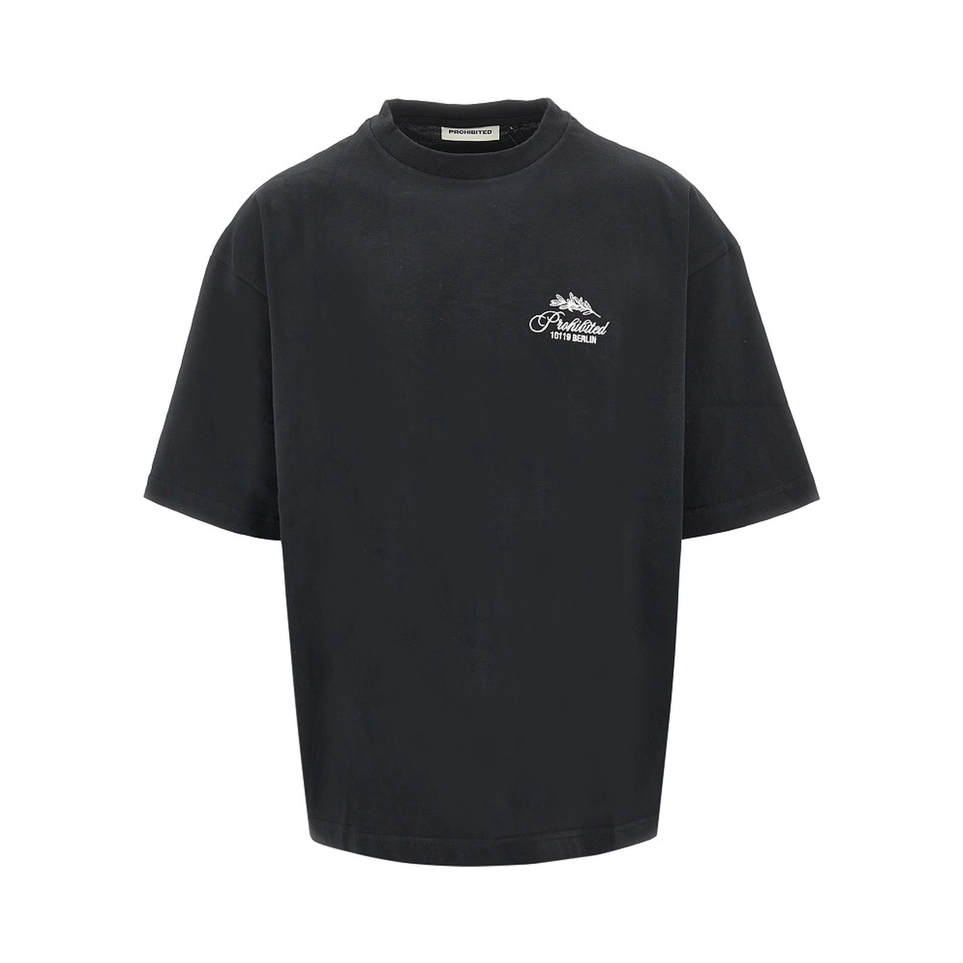 'PB Leaf' embroidered T-shirt