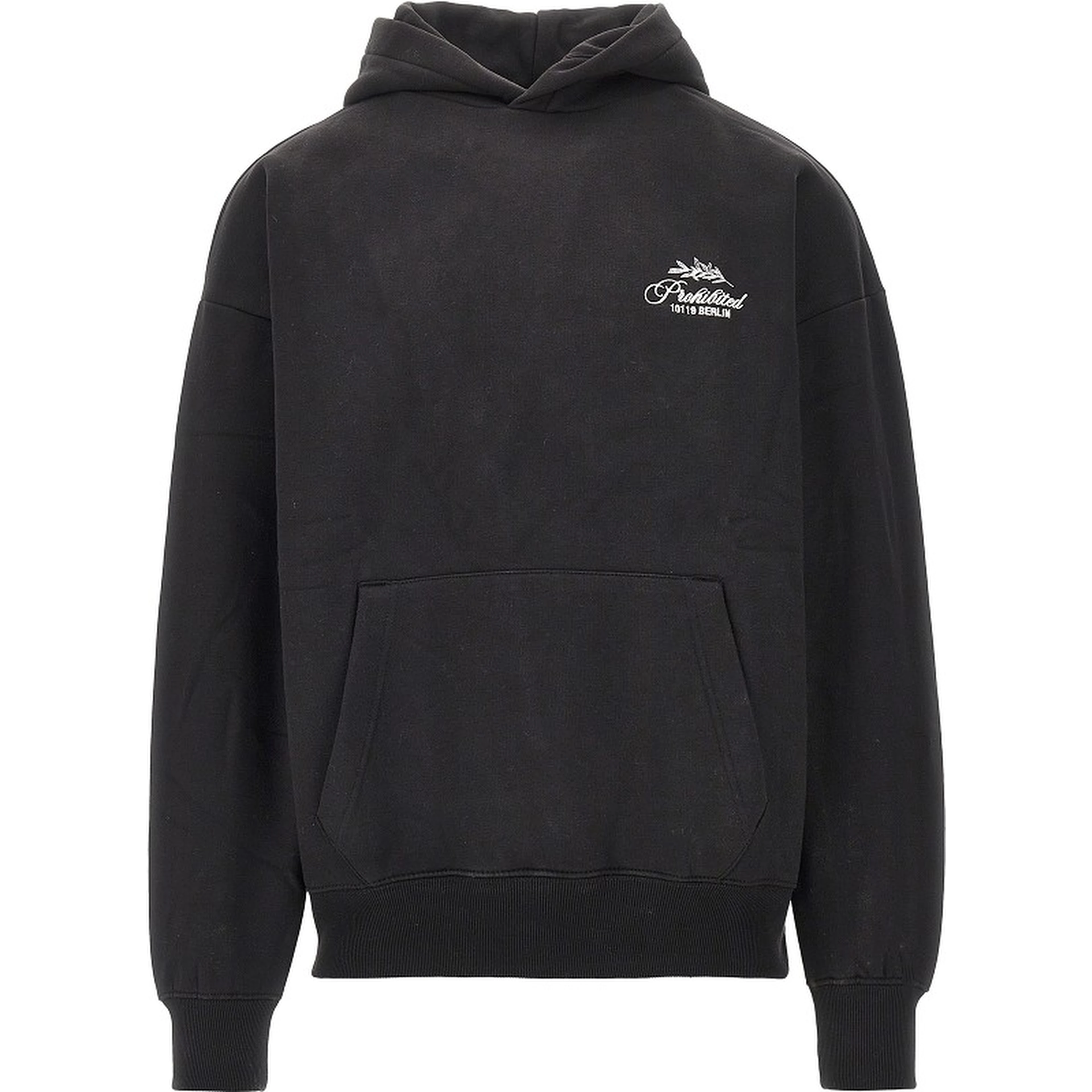 'PB Leaf' embroidered hoodie