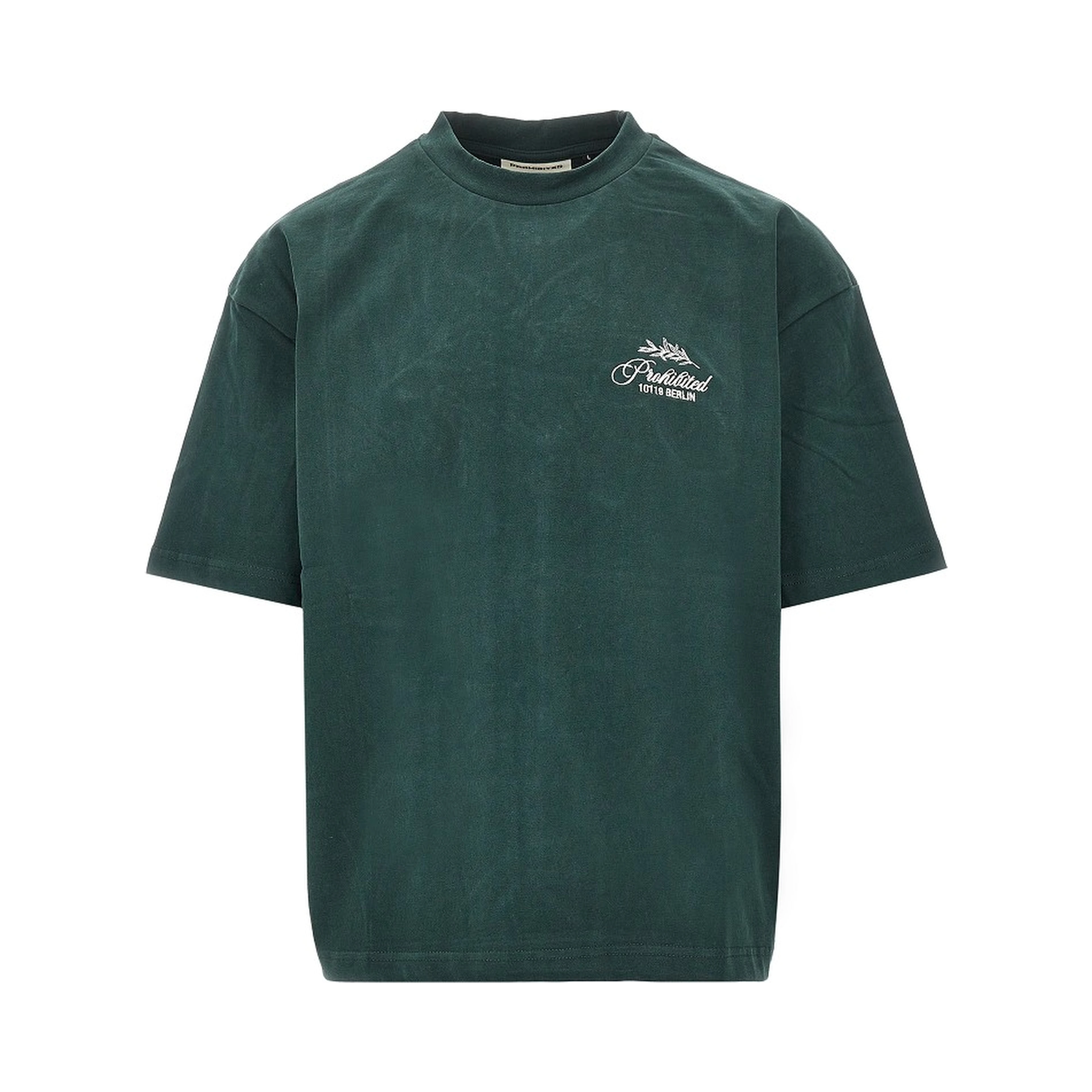 'PB Leaf' embroidered T-shirt