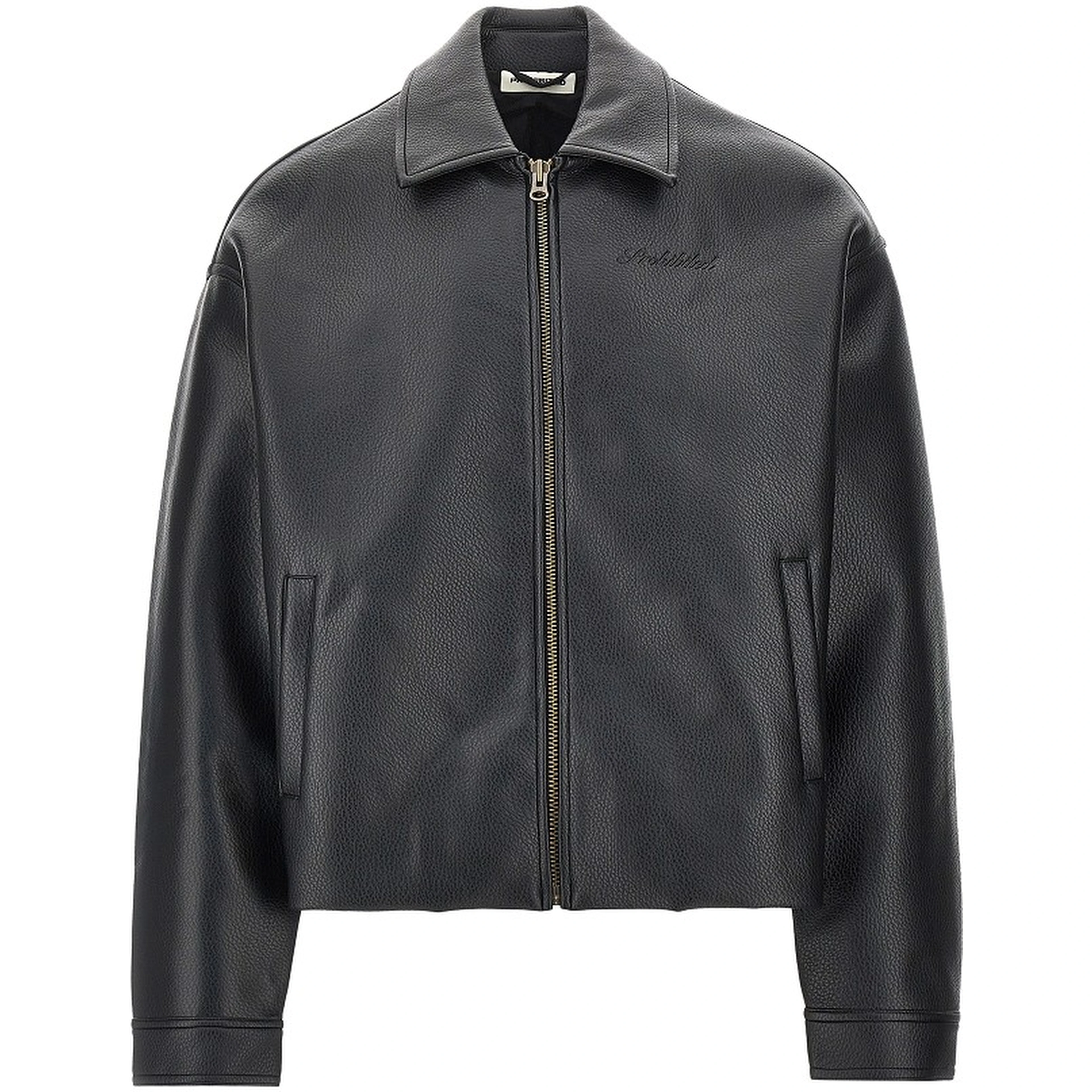 'Nightrider' faux leather jacket