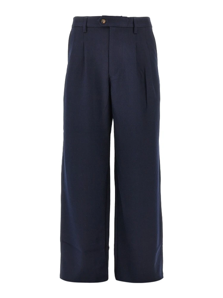 'Heritage' pleated pants