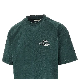 'PB Leaf' embroidered T-shirt