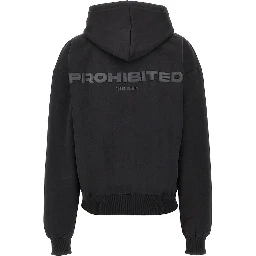 Logo print full-zip hoodie