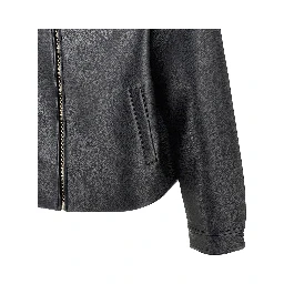 'Nightrider' faux leather jacket