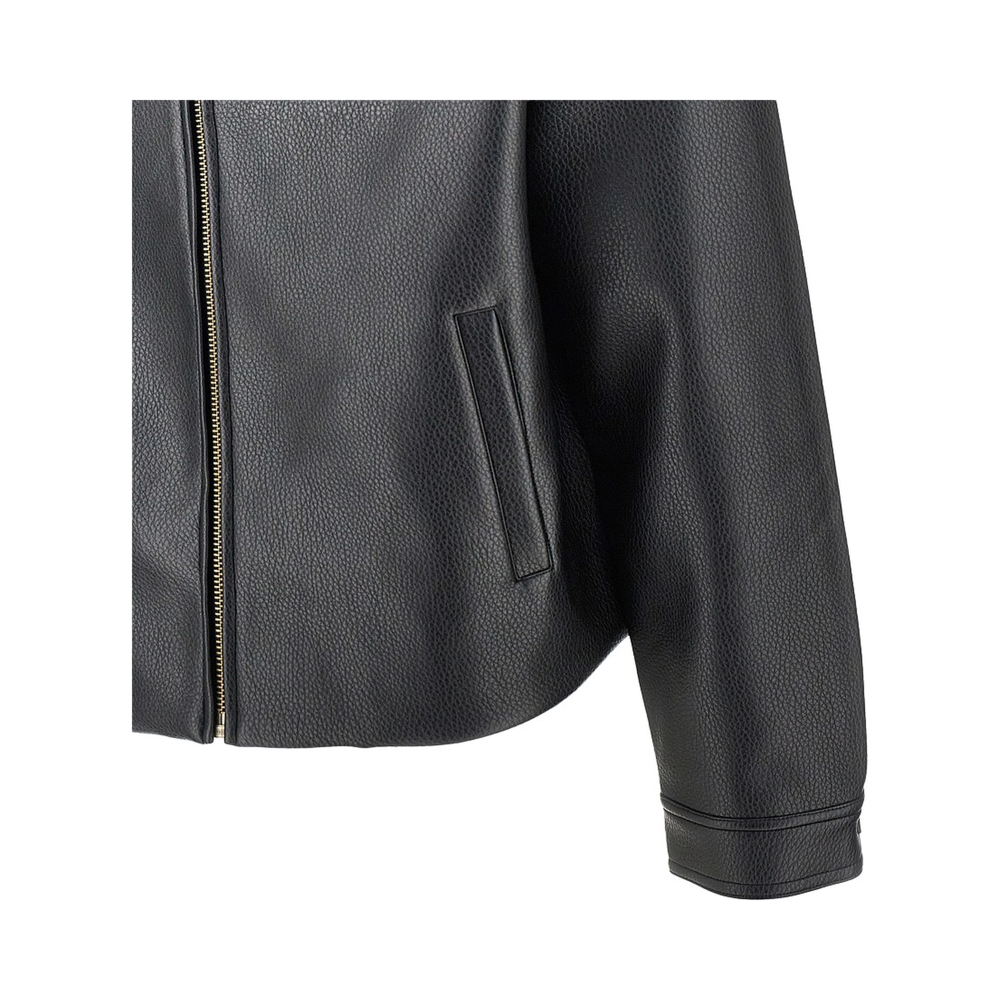 'Nightrider' faux leather jacket
