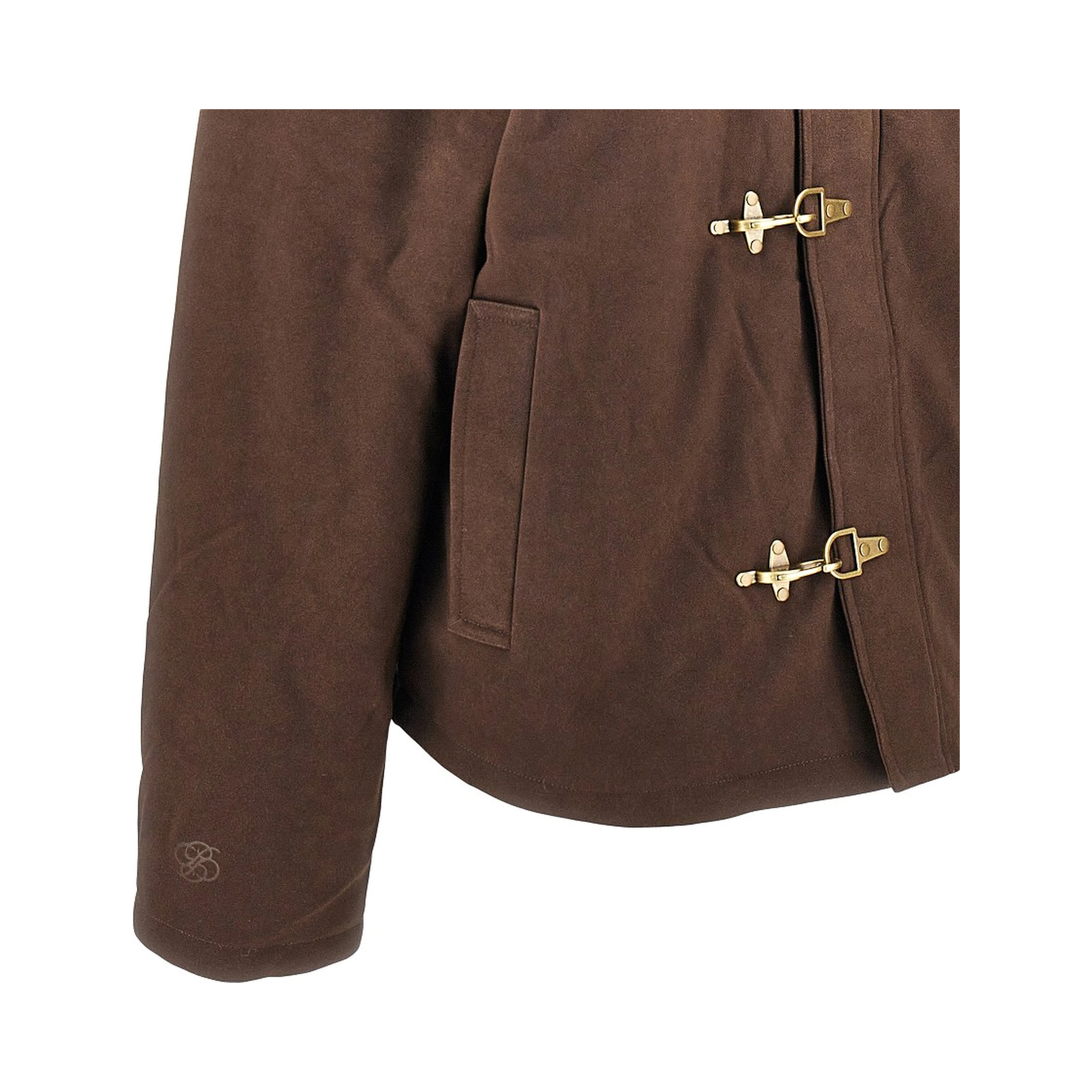 Faux shearling Varsity jacket+