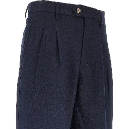 'Heritage' pleated pants