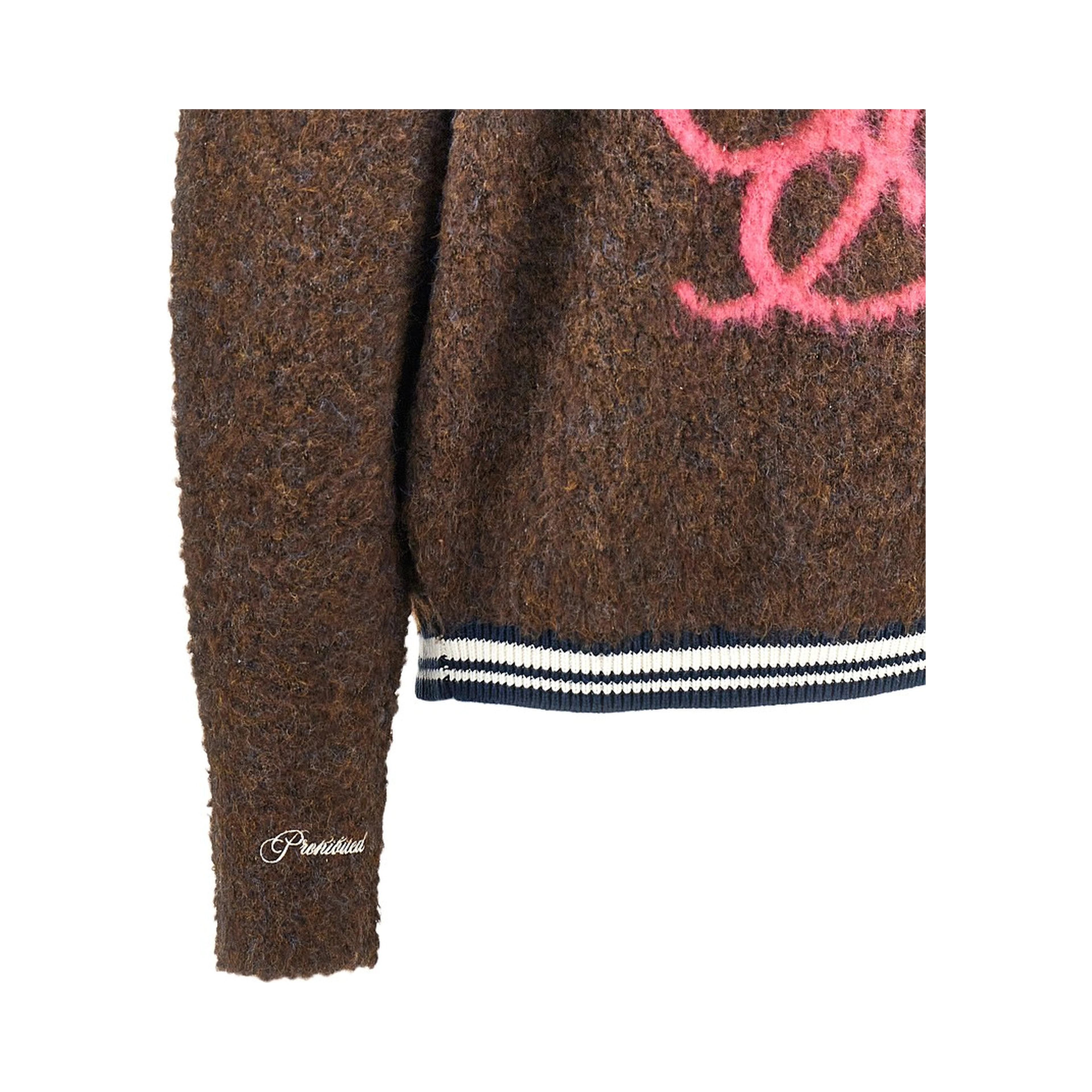 Fuzzy knit sweater
