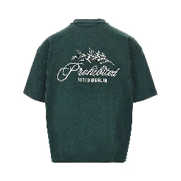 'PB Leaf' embroidered T-shirt