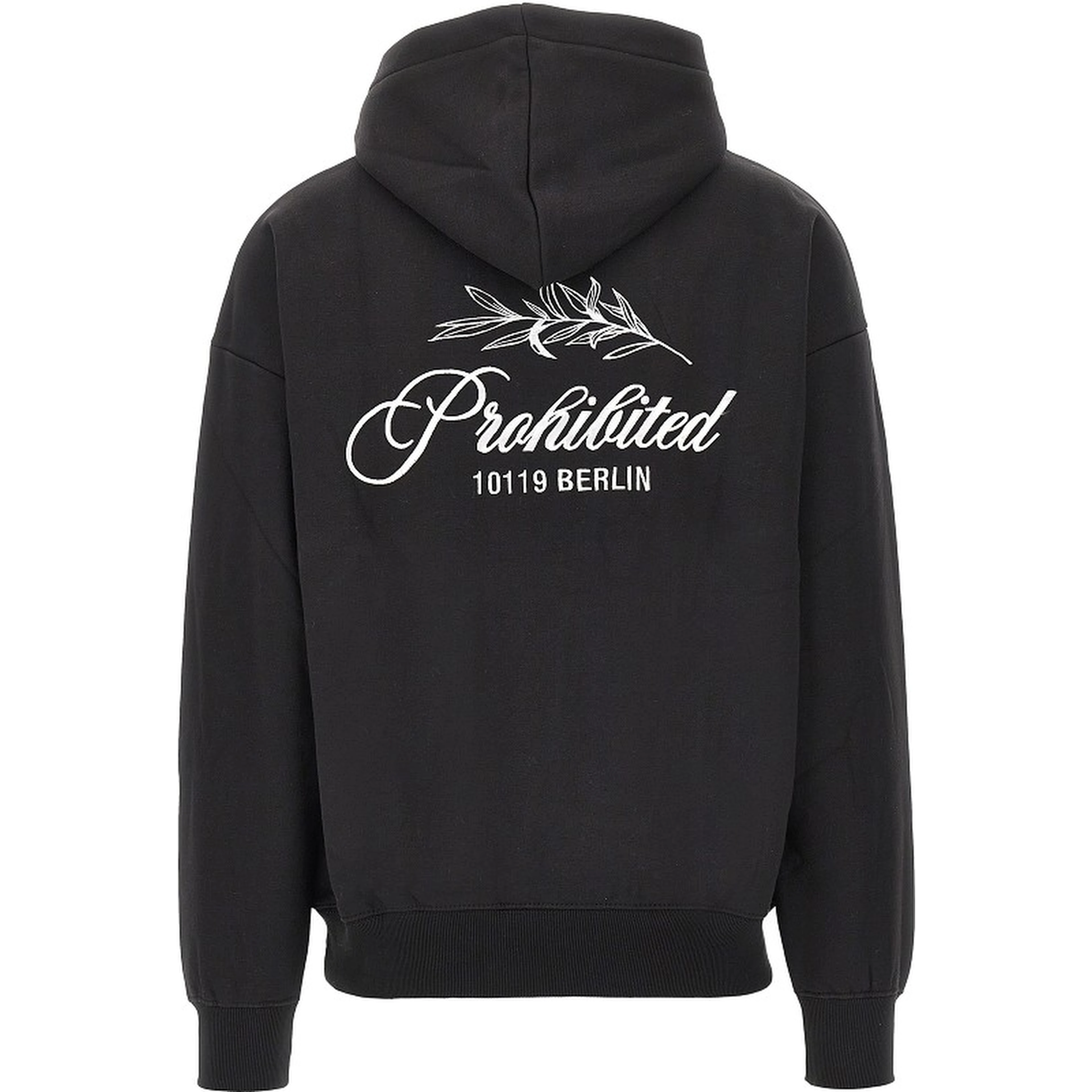 'PB Leaf' embroidered hoodie