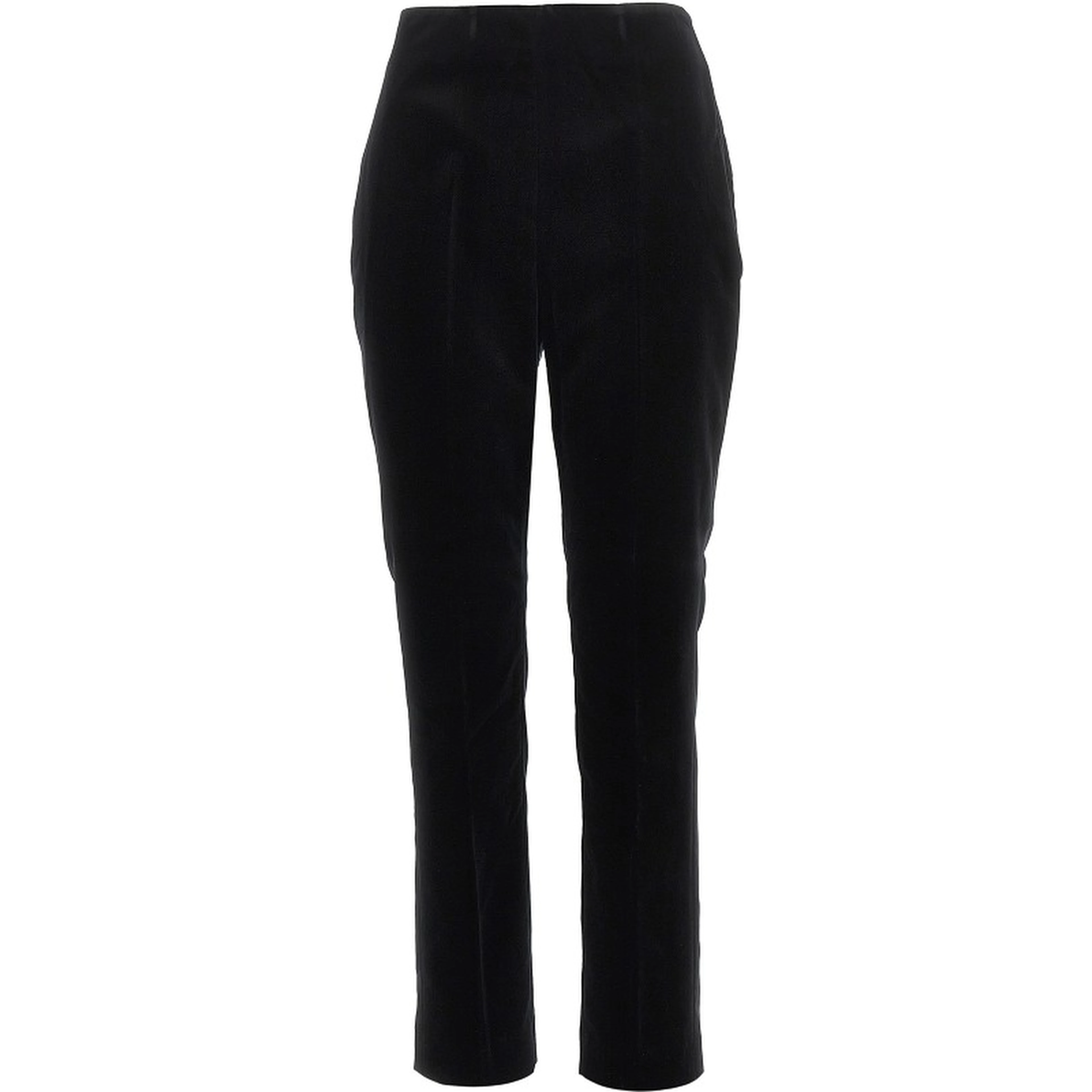 Velvet cigarette pants