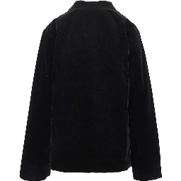 Pankou closure velvet jacket