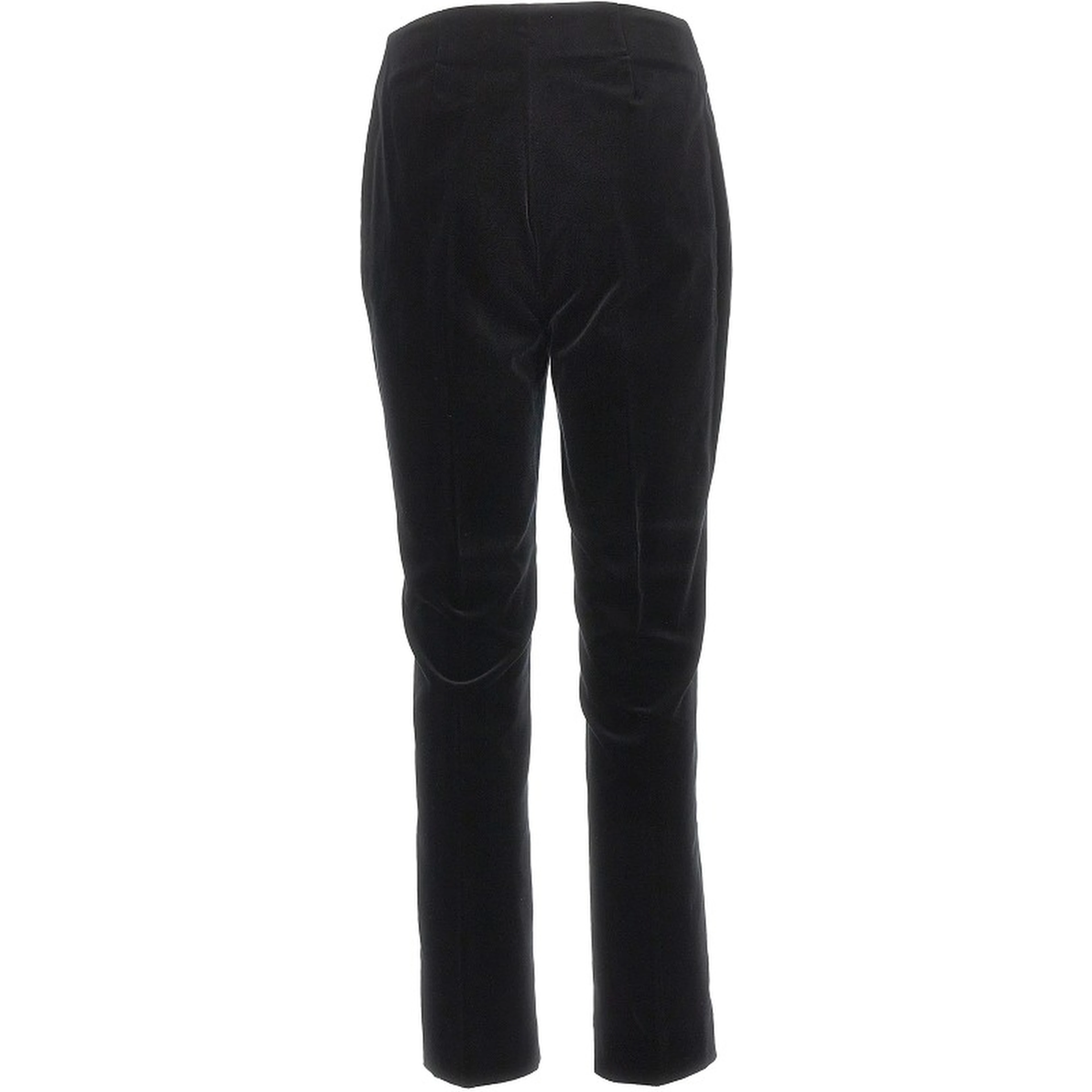 Velvet cigarette pants