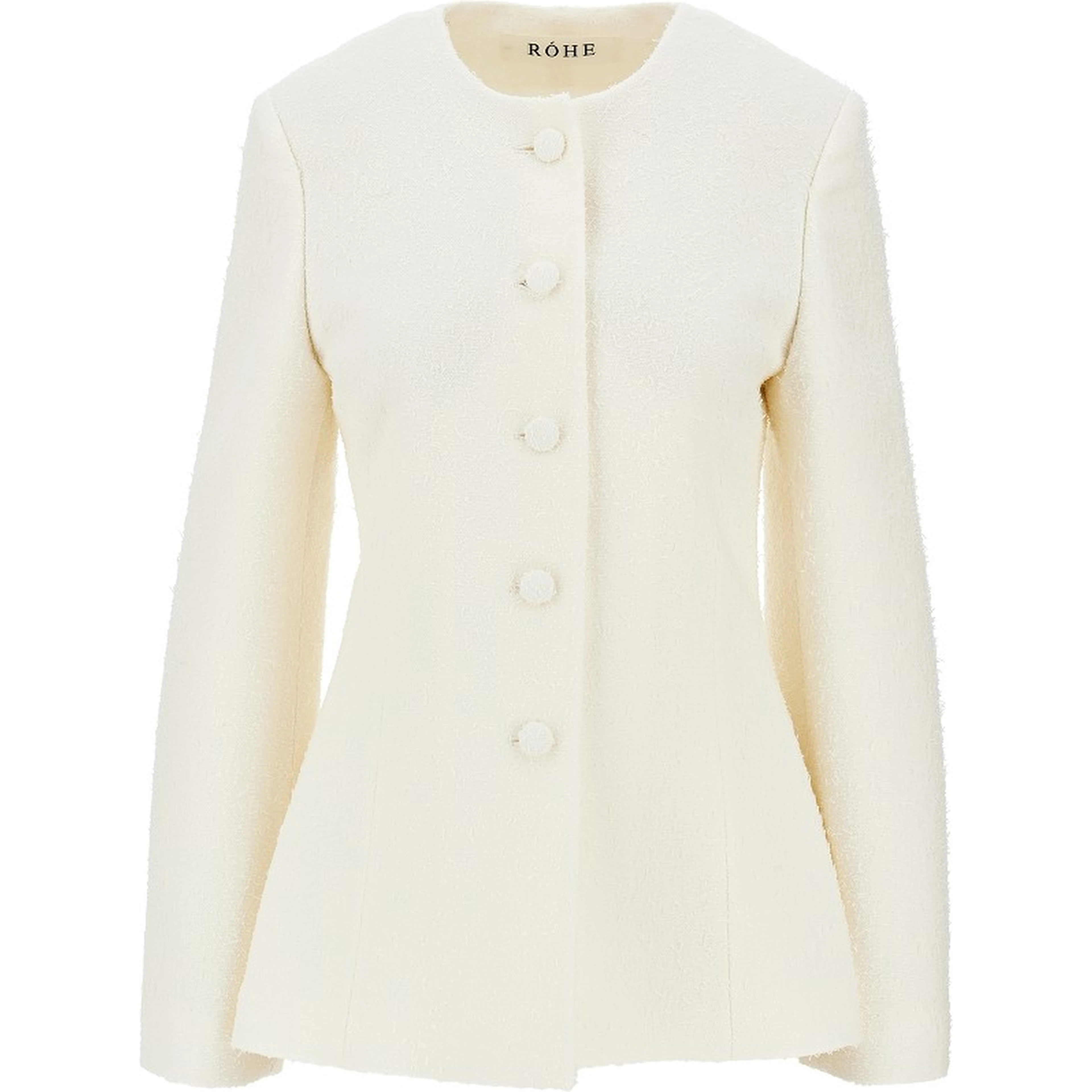 Bouclé shaped blazer