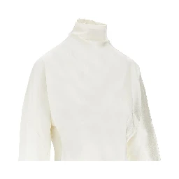 Satin waisted blouse