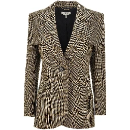 Prince of Wales jacket with cape detail