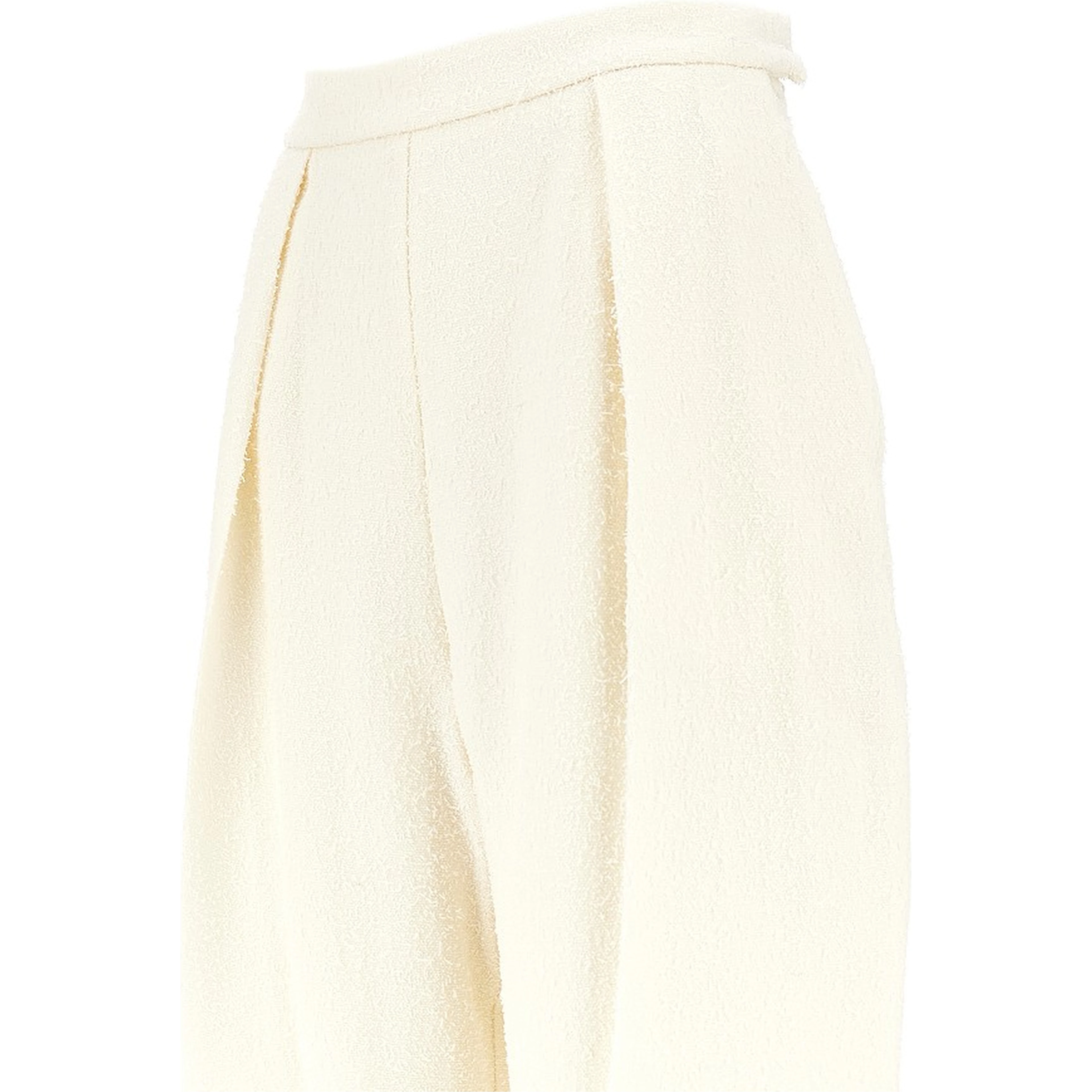Sculptural bouclé pants