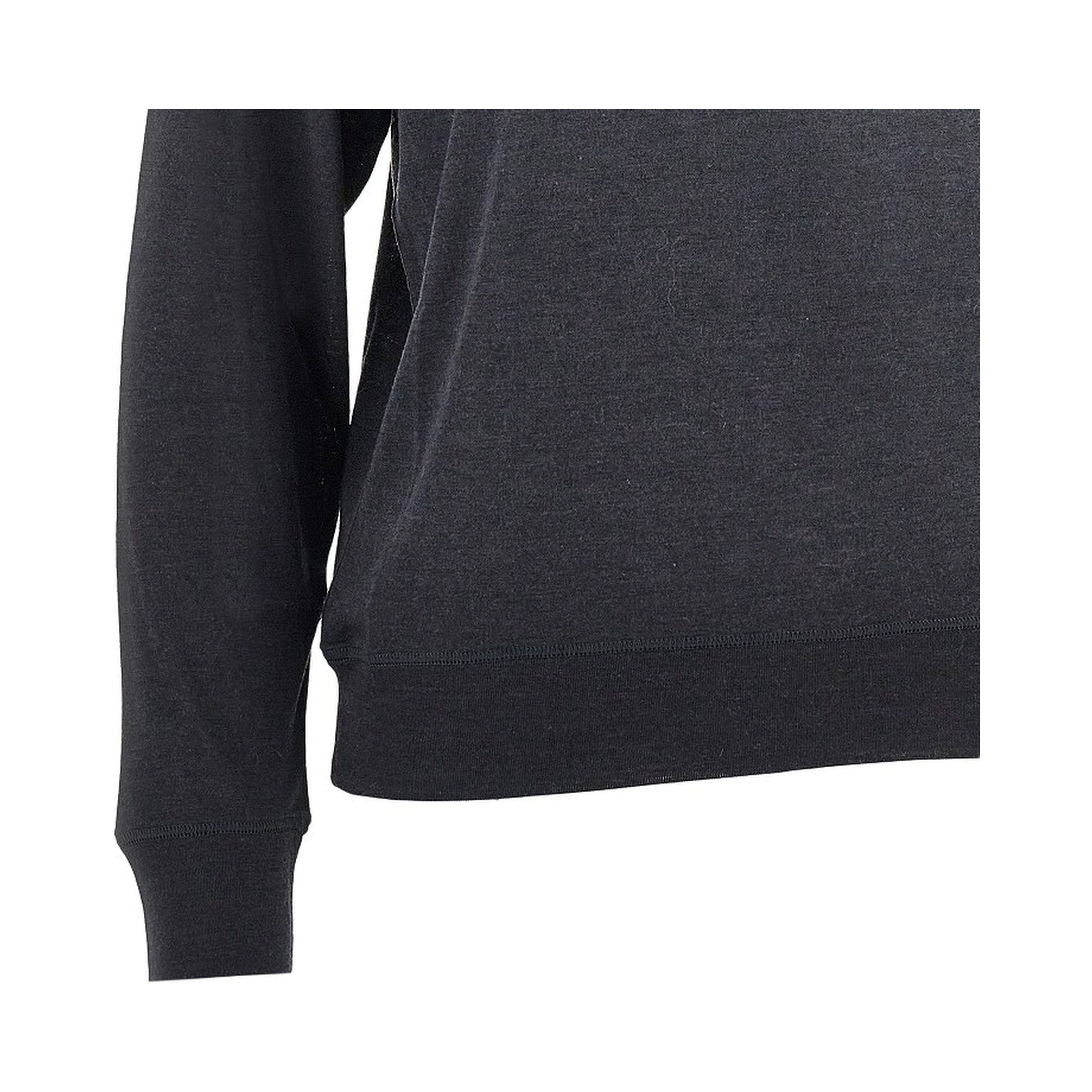 Wool and silk jersey mock-neck top