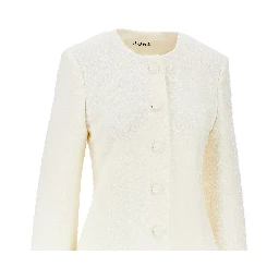 Bouclé shaped blazer