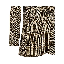 Prince of Wales jacket with cape detail
