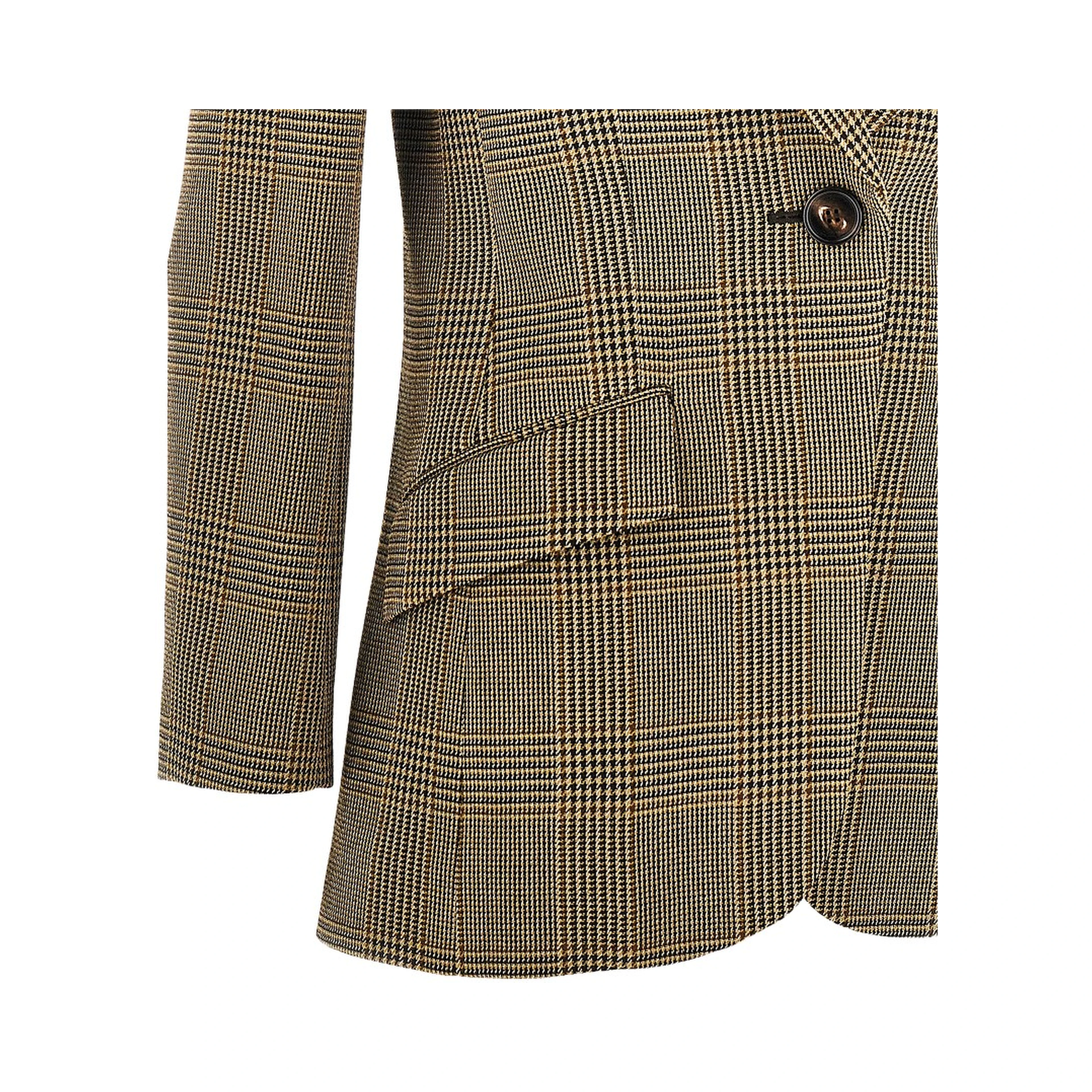 Prince of Wales jacket with cape detail