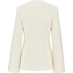 Bouclé shaped blazer