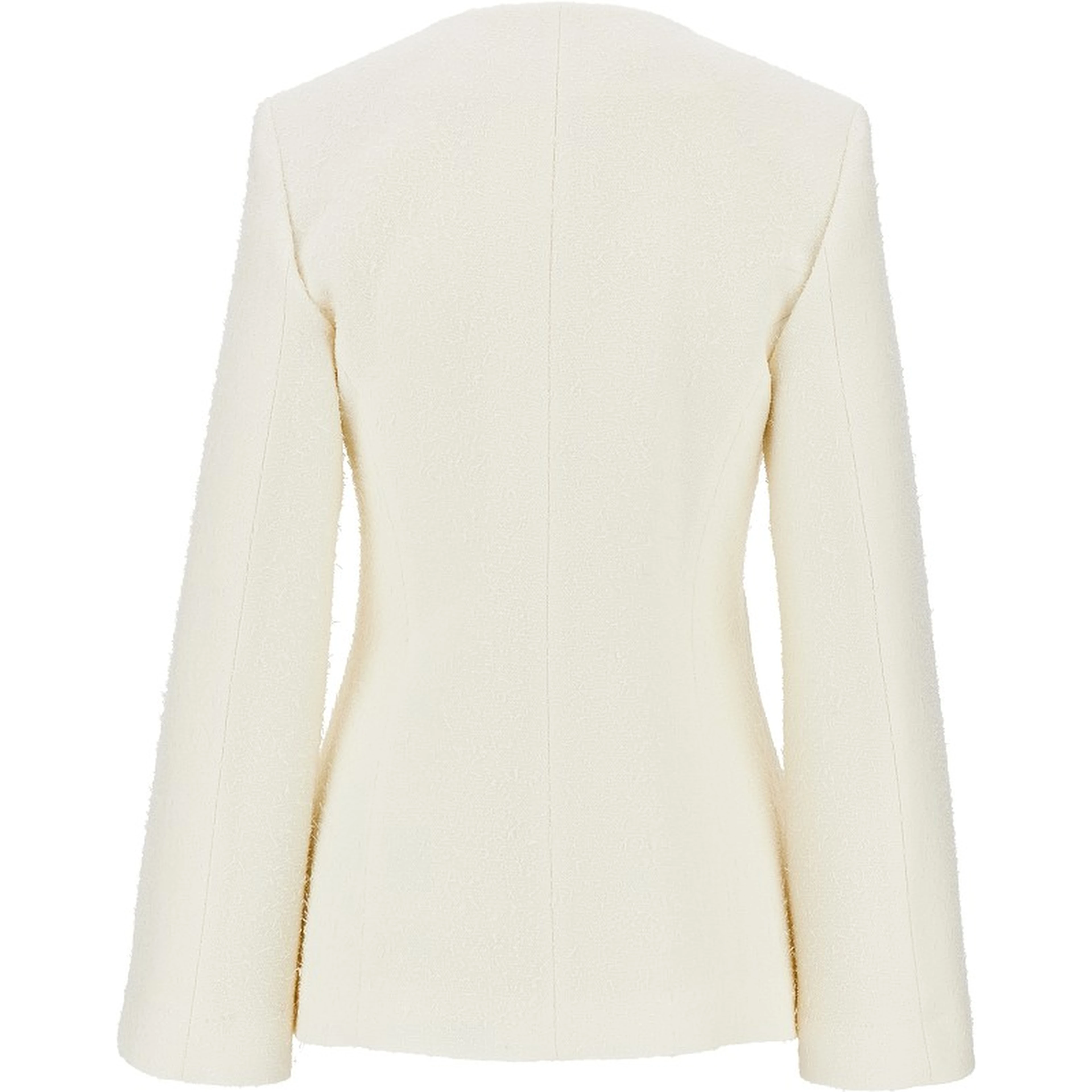Bouclé shaped blazer