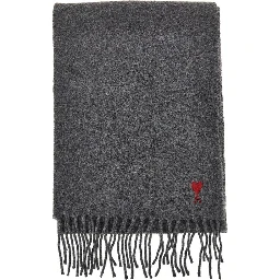 Ami de Coeur embroidery wool scarf