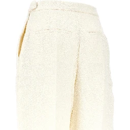 Sculptural bouclé pants