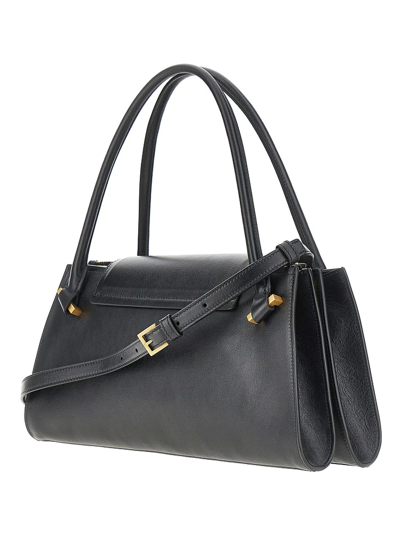 Leather medium 'Severine' shoulder bag