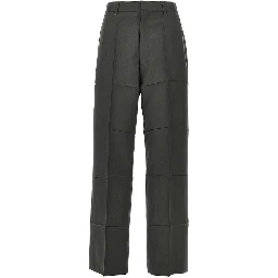 Pressed gabardine pants