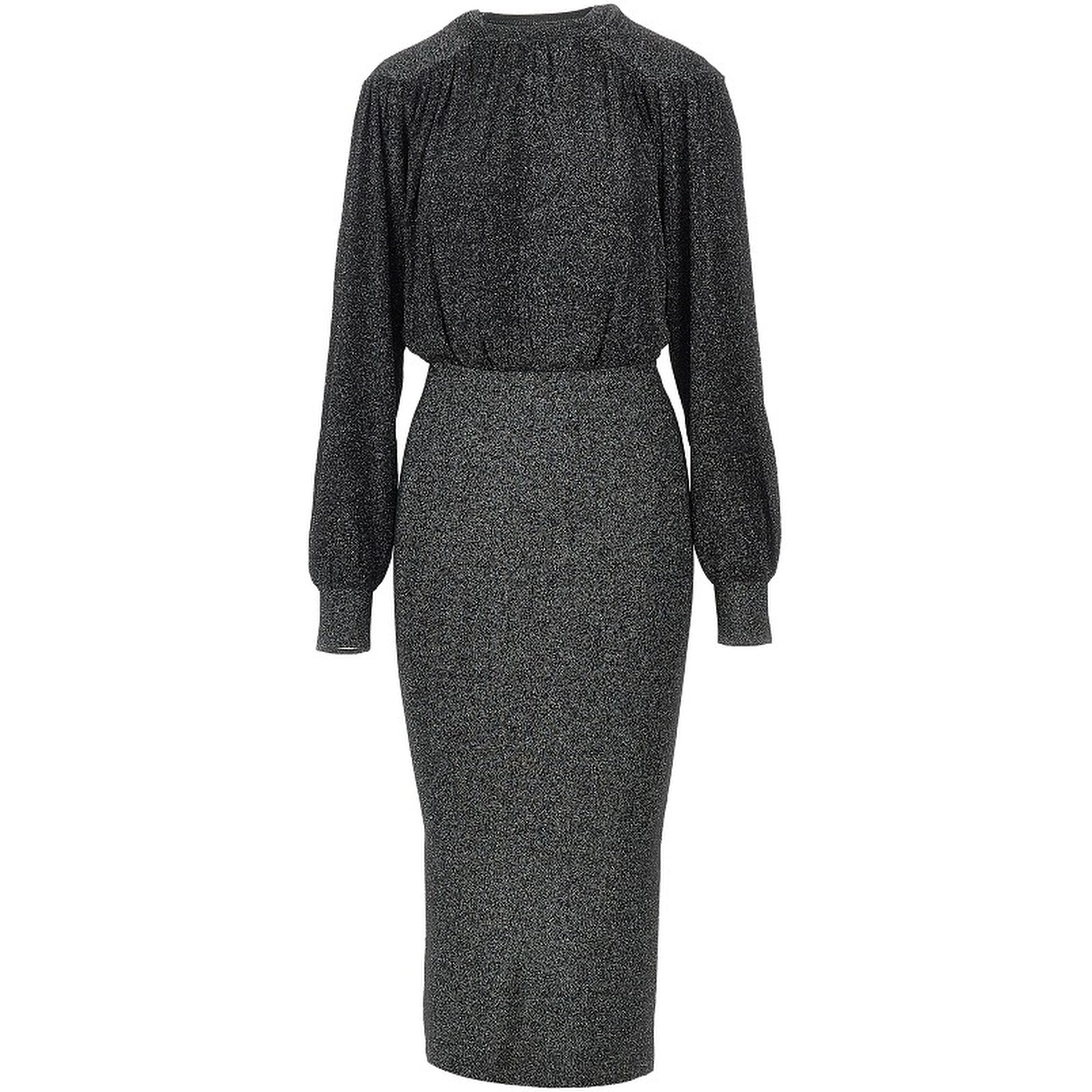 'Aliza' lurex midi dress