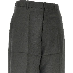 Pressed gabardine pants
