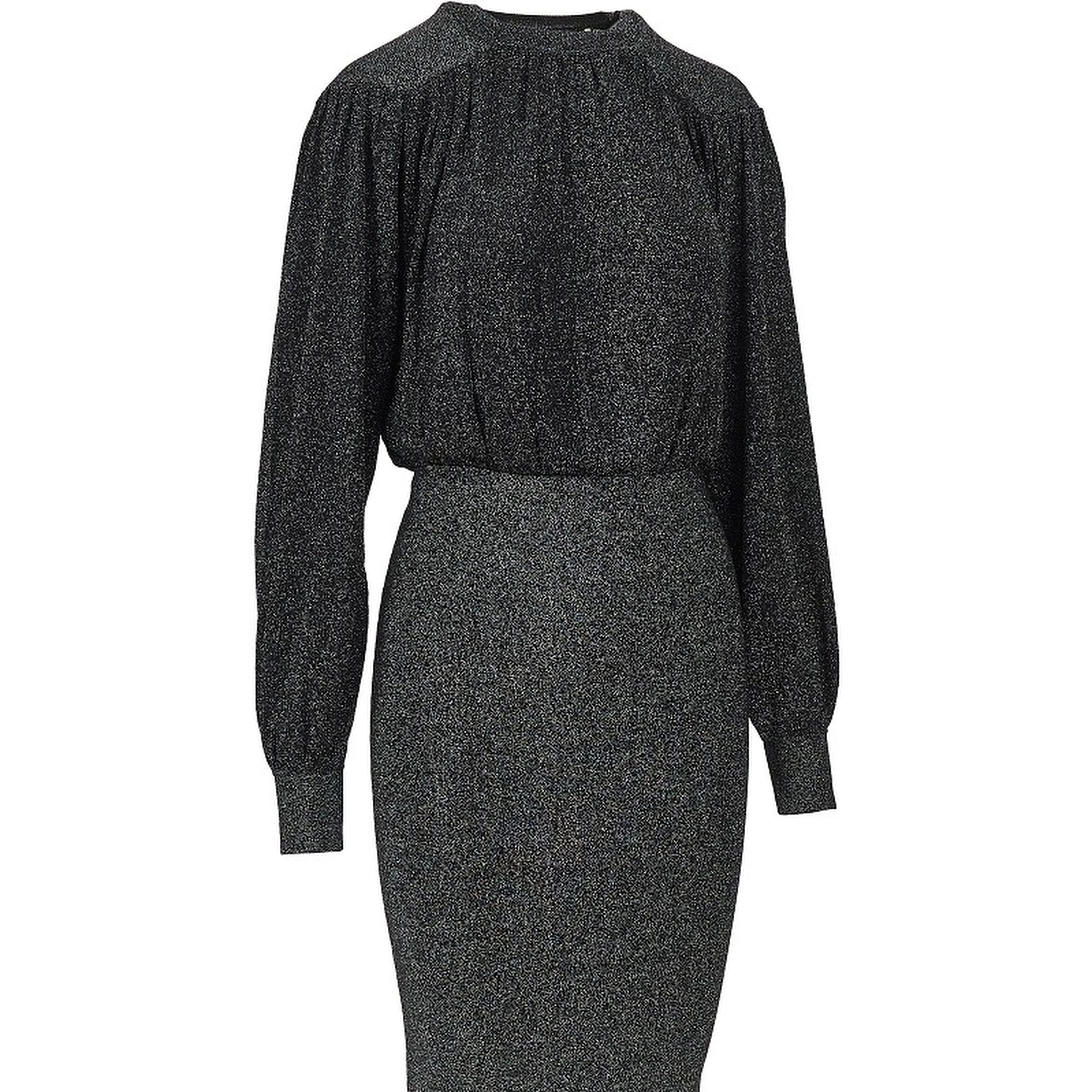 'Aliza' lurex midi dress