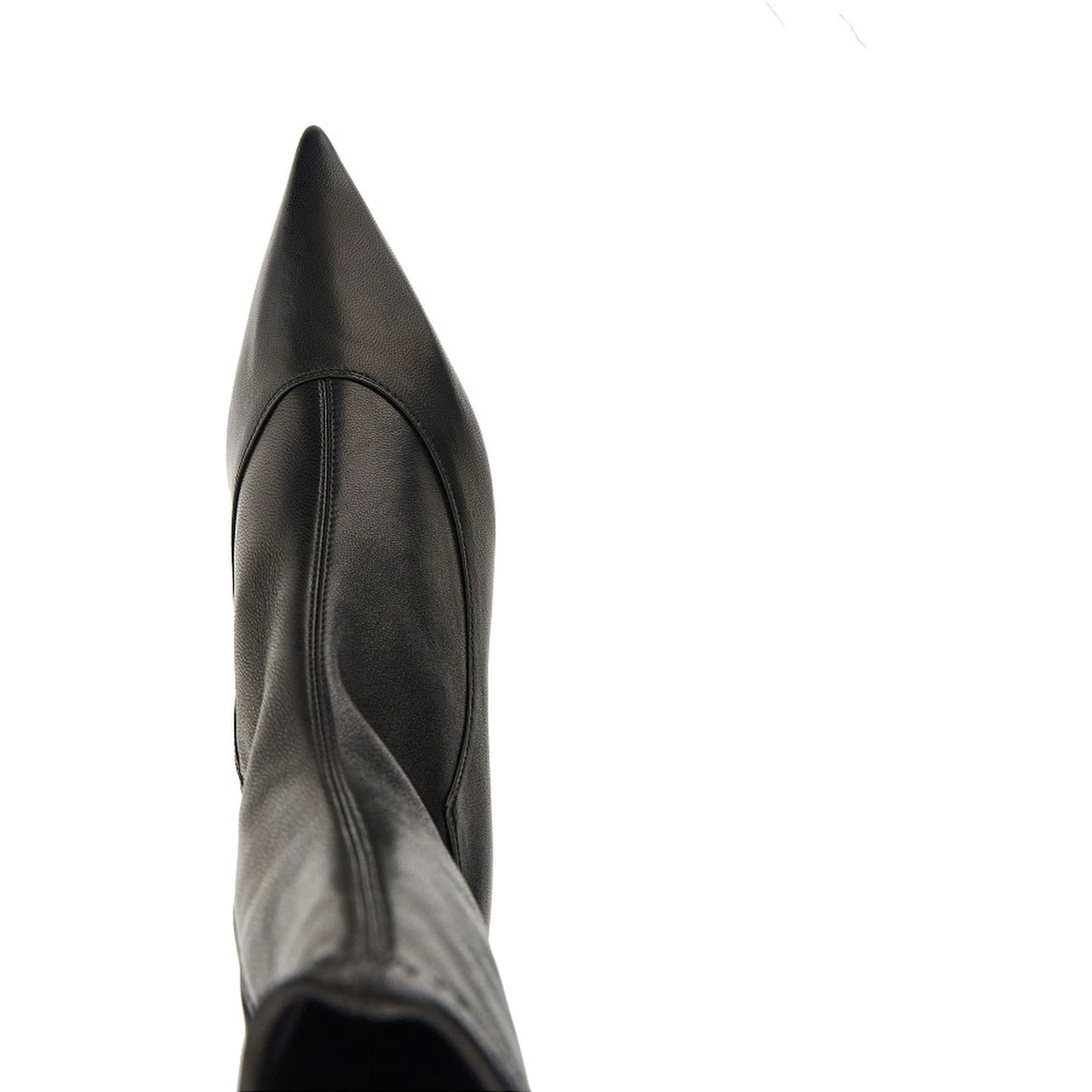 Stretch nappa leather ankle-boots