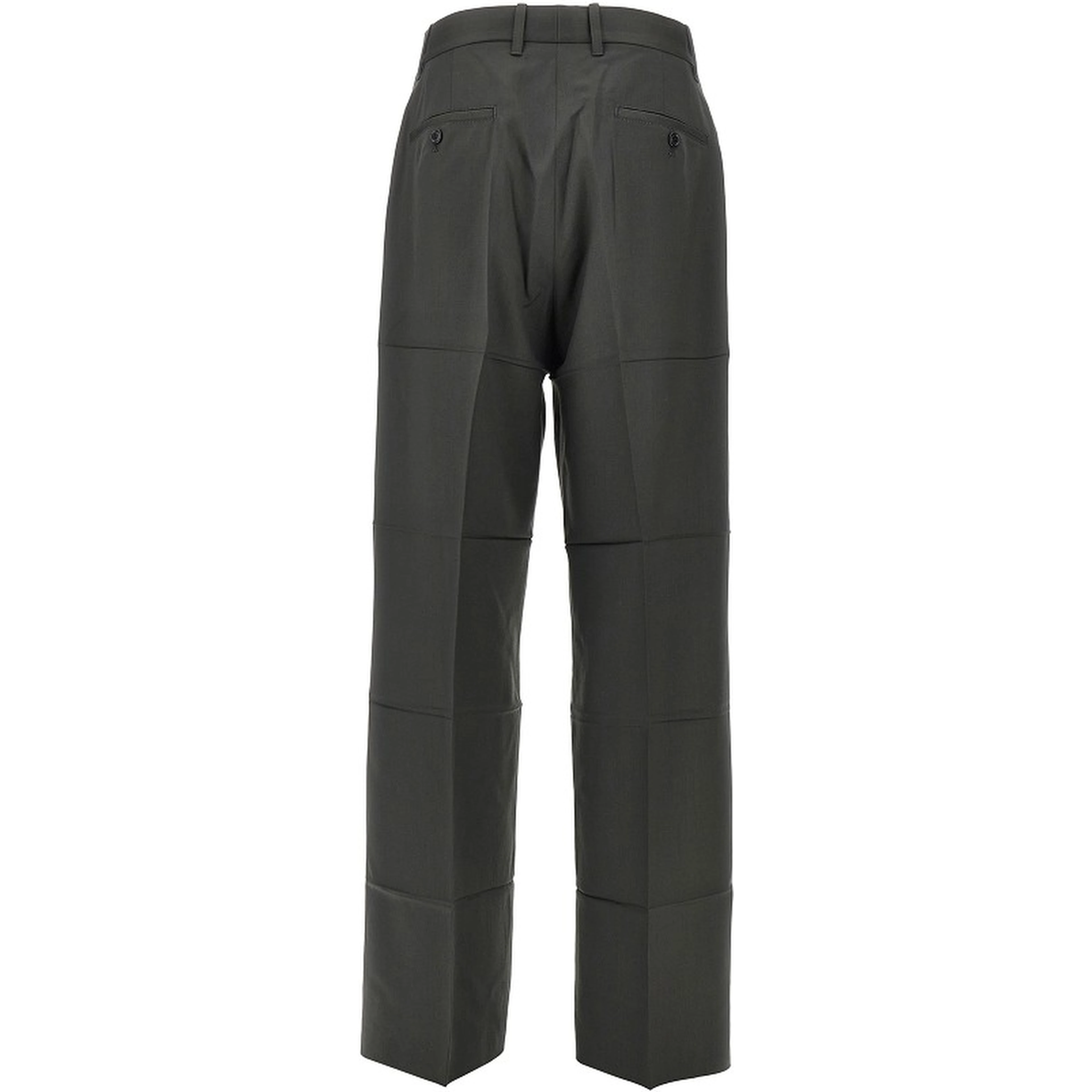 Pressed gabardine pants